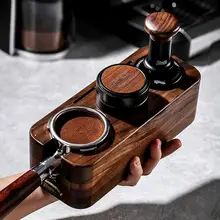 コーヒータンパー ディストリビューター タンパースタンド 3点セット エスプレッソマシン用 ポルタフィルター用 「Bincoo」