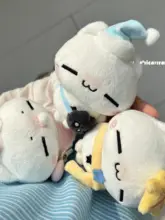 秋の落ち葉デザインの寝帽子モチーフのかわいい毛糸のキーチェーン【赤ちゃん用・ギフトにも最適】