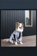 中型犬向けのアウトドアジャケット【防水・全身カバー・四脚対応】