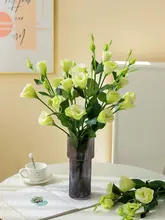 高級感あるホワイトエリンギの造花アレンジ【北欧スタイル・インテリア装飾用】