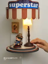 角型の収納ディスプレイラック【穴あけ不要・LEDライト付き・創造的なデザイン】