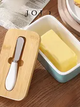 陶製バターケース【クリエイティブデザイン・カットナイフ付き・密閉容器】