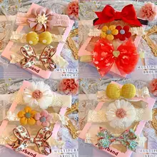 可愛い赤ちゃん用ヘアバンド【ギフトボックス入り・誕生日やイベントに最適・ベビー用】
（セットアップ対応）