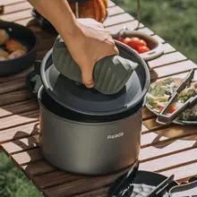アウトドア用折りたたみクッキング器具【軽量・収納可能・野外用】（セットアップ対応）