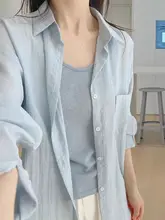 UVカットシャツ 女性 夏用 薄手 長袖 ポロ襟 テンセル