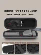 OLYSON 電動シェーバー用収納ボックス【男性向け・ポータブル・旅行用・ハードケース】