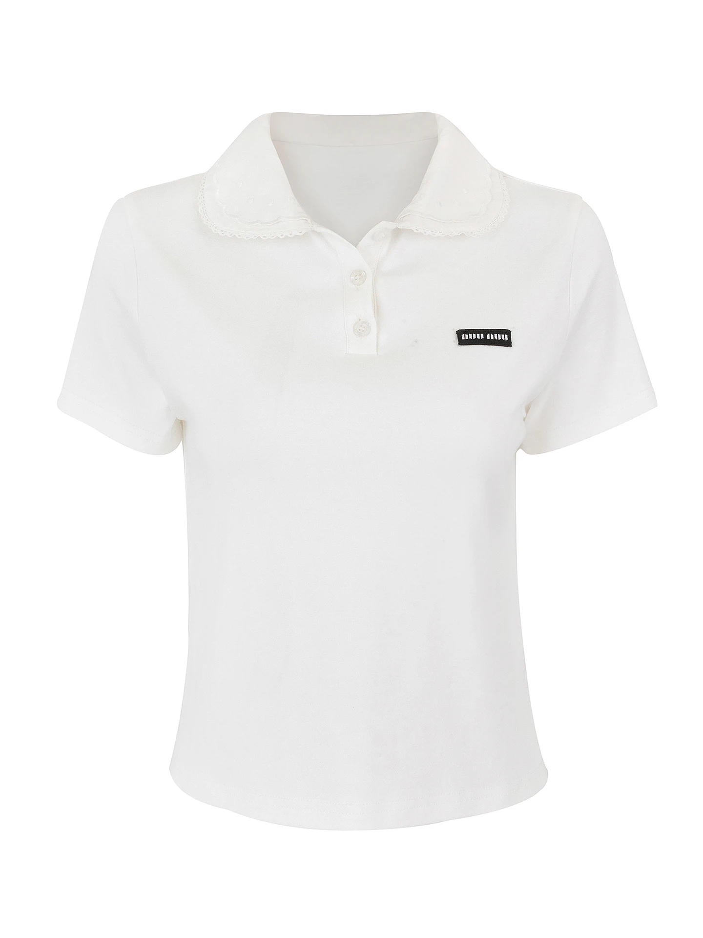 夏用ガーリー学院風ダーリンカラーTシャツ：高校生向けのリラックススタイルを実現