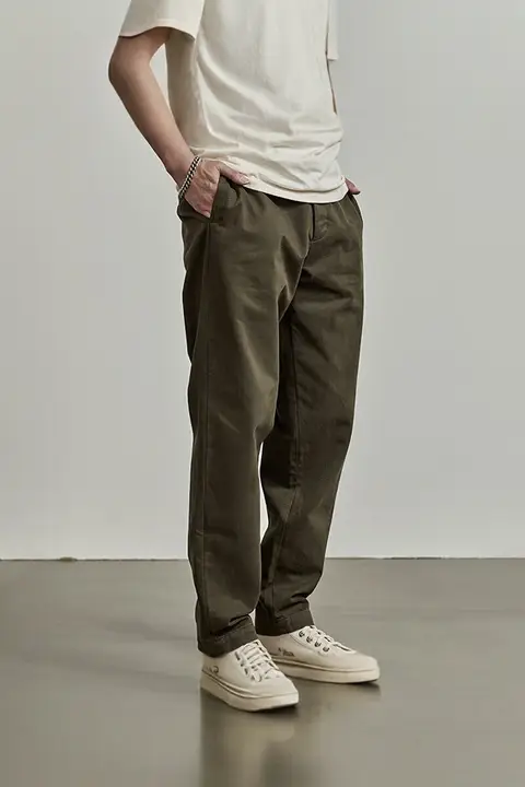 極上の柔らかさの男性用カジュアルパンツ【滑らかな肌触り・フリース感】