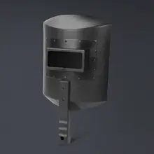 溶接用フルフェイスマスク【収納式・通気性・赤い鋼紙使用】