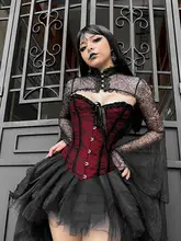ハロウィン向け復古宮廷風デザインビスチェ【スウィート＆スパイシー】