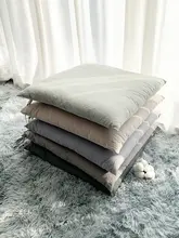 通気性のある純綿製ダイニングチェアクッション【オフィス用・快適な座り心地】
