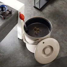 茶渣ごみフィルター付き排水バケツ【家庭用・大容量・茶道用具アクセサリー】
