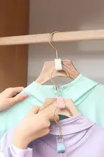 多機能スタッキング衣類フック【省スペース・クローゼット用・家庭用】