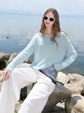 デザイン性のあるレーシングニットトップス【丸首・広めのシルエット・透かし編み】