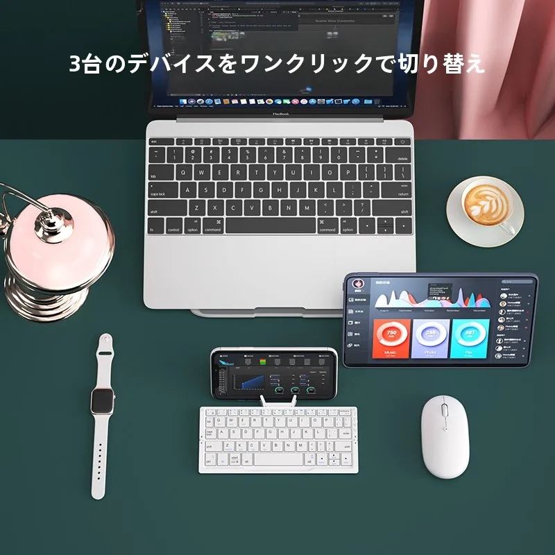 Bluetooth折りたたみキーボードとマウスセット：軽量・静音設計でタブレットやノートPCに最適なデスクワーク環境を実現