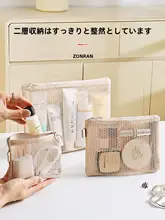 旅行用収納ポーチ【ポータブル・小型・メッシュデザイン・多用途】