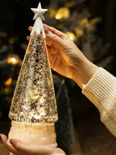 クリスマスツリー用デコレーションライト【雪の結晶デザイン・ピンク・小型ナイトライト・撮影小道具】