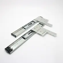 テレビ用 翻転式隠しスライドレール【上下開閉・壁面収納用】