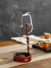 竹製ドラゴン香立て【倒流香対応・茶道スペース用・装飾品】