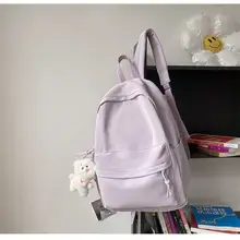 シンプルでスタイリッシュな女子中学生向けリュック【大容量・大学生兼用・デュアルショルダーストラップ】