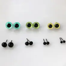 毛フェルト製ペットおもちゃ【カラフルなクリスタルの目・手作り・猫用】