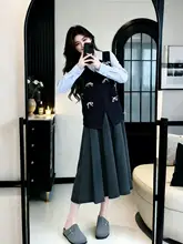 美しいデザインのレディース2点コーディネート【おしゃれ・体型カバー・半袖トップスとスカート・スリムシルエット】（セットアップ対応）