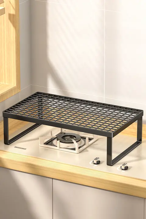 IHクッキングヒーター用鉄製スタンド【キッチン収納・ガスコンロ台用】