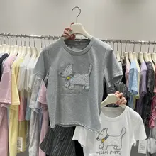 極上の柔らかさコットン Tシャツ【ショートスリーブ・犬デザイン・フィット感・カジュアル】