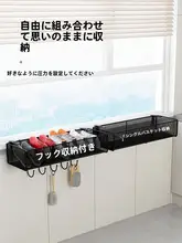 靴を干すのに便利！小型バルコニー用掛けフック【窓枠対応・防盗ネット付き】