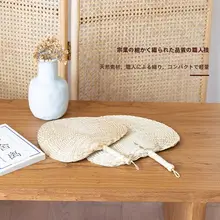 手作り草編み大蒲扇【夏用・赤ちゃん用・虫除け効果】