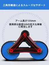 朗威 ダブルホイール 自動反発 腹筋ローラー【男性用・女性用・初心者向け】
