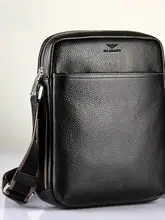 本革製 男性用ショルダーバッグ【ビジネス・通勤対応・小型】