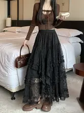 高腰ホワイトチュールAラインスカート【フレアデザイン・春用】