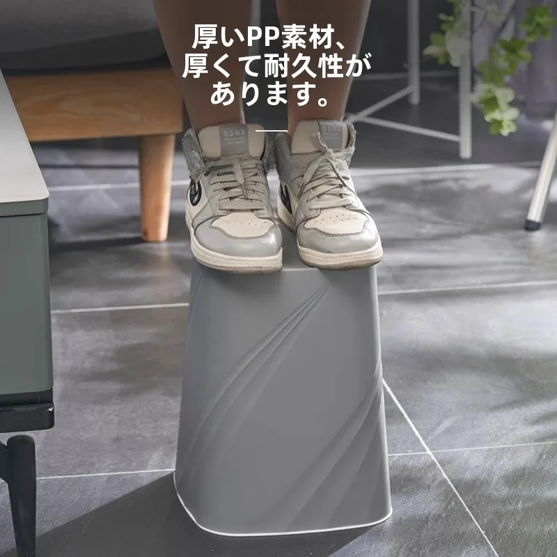 おしゃれな大容量ゴミ箱：リビング・キッチン用の12L円形無蓋タイプが実際の使い勝手をどう評価するか