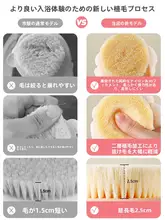 長柄ボディブラシ【両面使用・女性用・背中用・ボディケア】