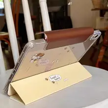 かわいい波点デザインのiPad用磁気スタンドケース【内側印刷・エア56・プロ11インチ対応】