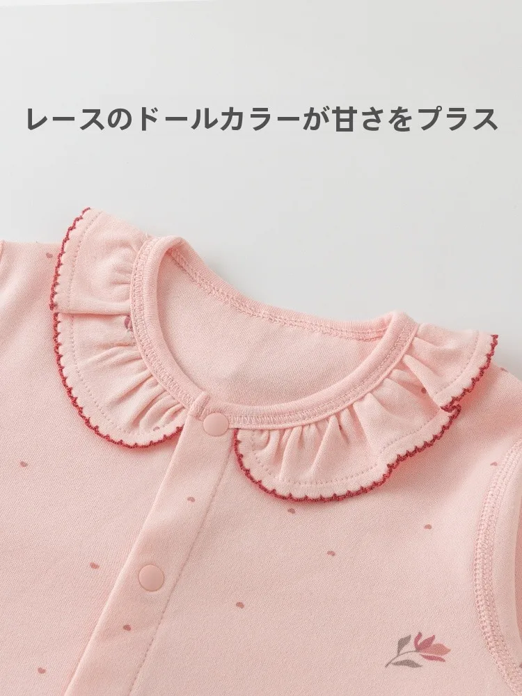 4ヶ月の赤ちゃんの春服はどう選ぶ？「純綿の花柄セットアップ」が解決する悩みとは