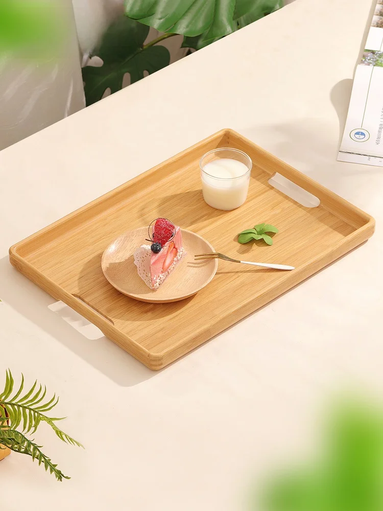 揃えるミニマリスト部屋づくりアイテム - 竹製長方形トレイの実用性とサイズ別特性