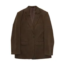 GIBBYCNA メンズビンテージ風ウォッシュ加工ジャケット【春用・フィット・カジュアル】