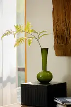 クリエイティブなビンテージ風ガラス花瓶【水栽培用・デスク用・アート装飾・偽花】