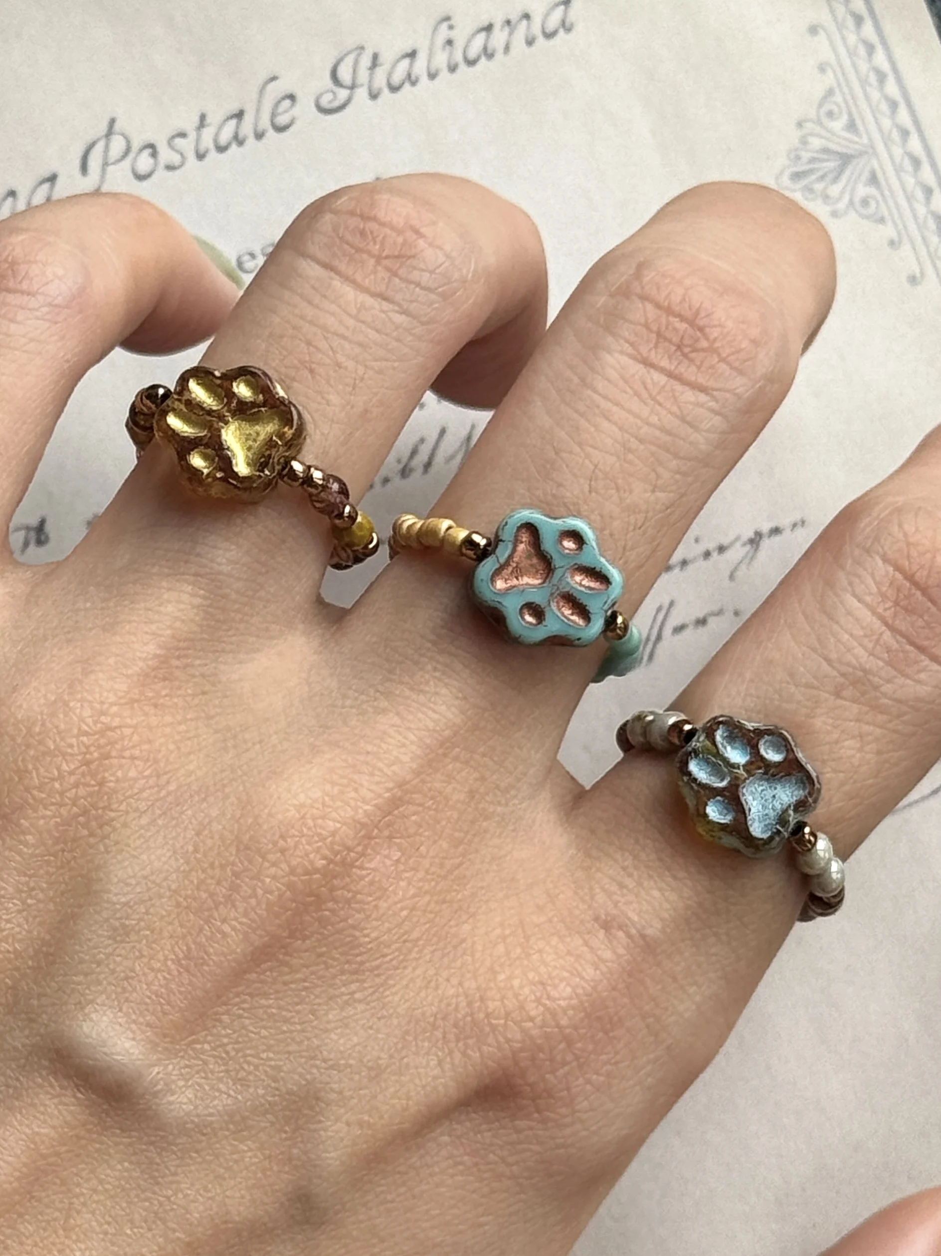 ヴィンテージデザインのチェコ製ビーズリング：アンティーク風アクセサリーの手作り実践ガイド