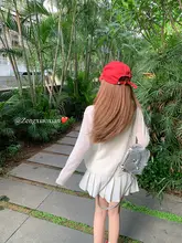 夏にぴったりの薄手日焼け防止ニットカーディガン【ホワイト・ゆったりデザイン・キャミソール対応】（セットアップ対応）