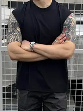 ノースリーブスポーツベスト スポーツシーン向け クールマックス素材 抗菌ルーズフィットデザイン