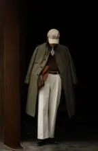 メンズコート【秋冬用・取り外し可能なウールインナー・全棉・デザインコート】