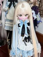 軽量ストレートヘアウィッグ【新色・長さ三分・BJD用】