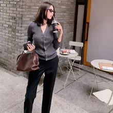 快適なストレートパンツ【秋用・細身・カジュアル】（セットアップ対応）