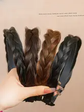 フィッシュテールブレイドヘアバンド【ハンドメイド・高位設計・女性用】
