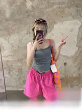 女性用 アウトドア速乾パンツ【夏用・アメリカンビンテージ・フィット・ショートパンツ】（セットアップ対応）