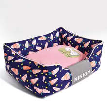 フルカバー洗濯可能なキャンバス製ペットベッド【犬・猫用・耐噛性・お手入れ簡単】