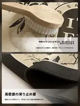 吸水防滑バスルームマット【アメリカンスタイル・ソフトシリカゲル製・耐汚れ】